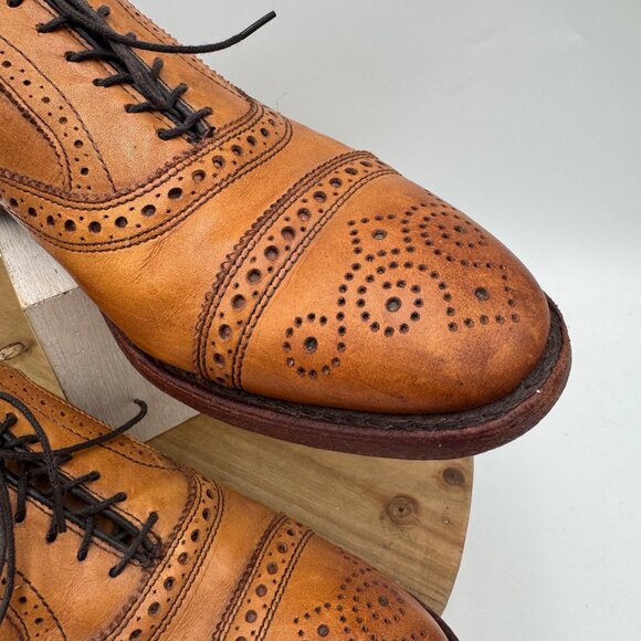 Allen Edmonds Strand Cap-toe Oxford Dress Shoe with Combination Tap Sole men’s s - Picture 3 of 16